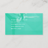 Carte De Visite Moderne professionnel élégant cinétique (Dos)