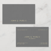 Carte De Visite Moderne professionnel élégant Creative Premium épa (Devant / Derrière)