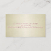 Carte De Visite Moderne Professionnel Élégant Glittère-Lips (Dos)