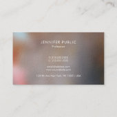 Carte De Visite Moderne Professionnel Élégant Modèle Luxe (Dos)