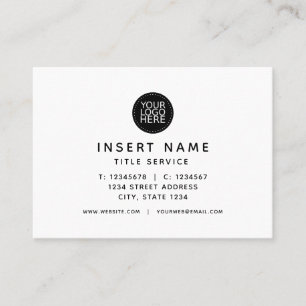 Carte De Visite Moderne professionnel fait sur commande votre logo
