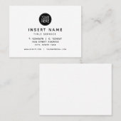 Carte De Visite Moderne professionnel fait sur commande votre logo (Devant / Derrière)