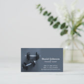 Carte De Visite Moderne, professionnel, forme physique, entraîneur (Debout devant)