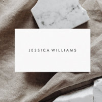 Moderne Professionnel Minimal Blanc