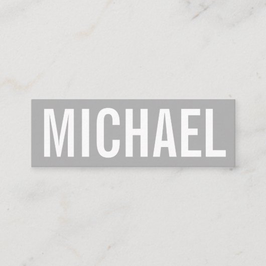 carte de visite moderne professionnel minimaliste  (Devant)