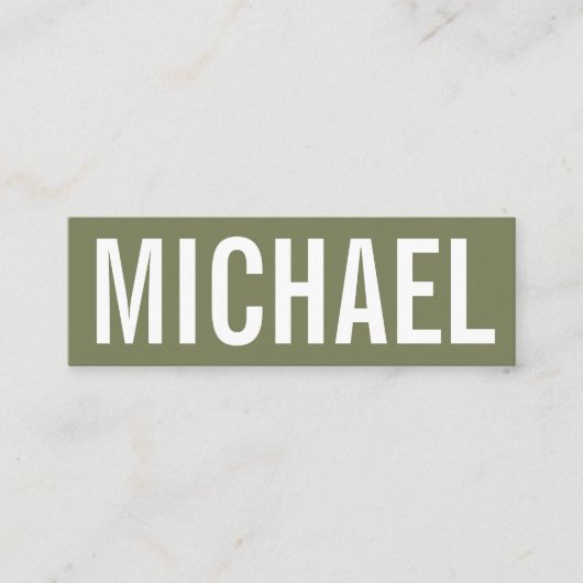 Carte de visite moderne professionnel minimaliste (Devant)