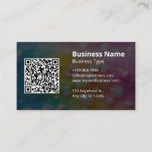 Carte De Visite Moderne professionnel QR Code Site Web Médias soci (Devant)