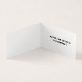 Carte De Visite Moderne professionnel tendance violet rose élégant (Intérieur)