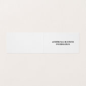 Carte De Visite Moderne professionnel tendance violet rose élégant (Intérieur déplié)