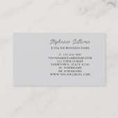 Carte De Visite Moderne Professionnel unique (Dos)