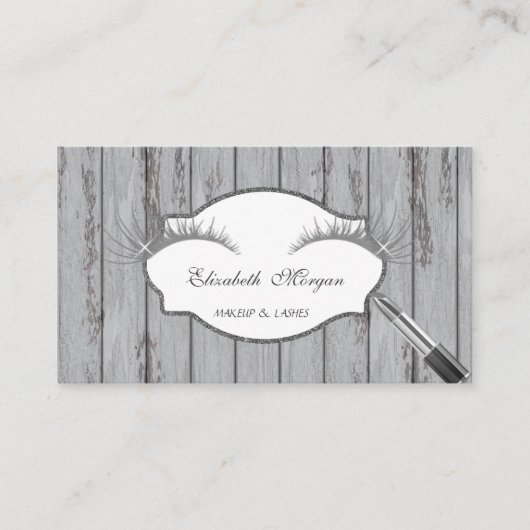Carte De Visite Moderne Proffesional, Lashes, Levons, Lavage, Text (Devant)
