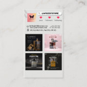 Carte de visite moderne QR Code photo Collage (Devant)