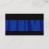 Carte De Visite Moderne - Rideaux bleus (Dos)