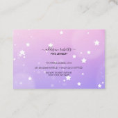 Carte De Visite Moderne Rose Girly Gradient Bijoux Affaires C (Dos)