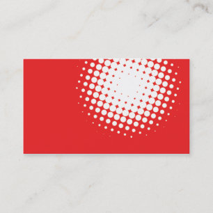 Carte de visite moderne rouge