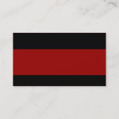 Carte De Visite Moderne - rouge foncé (Dos)