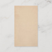 Carte De Visite Moderne rustique (Dos)