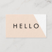 Carte de visite moderne simple (Dos)