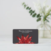 Carte De Visite Moderne Simple Cristal Gemme Tendance (Debout devant)