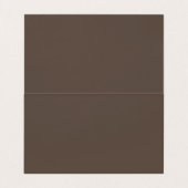 Carte De Visite Moderne Simple Élégant Brown et blanc médias socia (Intérieur déplié)