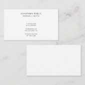 Carte De Visite Moderne simple élégant facile à rendre Modèle (Devant / Derrière)