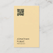 Carte De Visite Moderne simple élégant professionnel Oceania Gold (Devant)