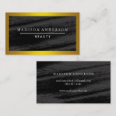 Carte De Visite Moderne simple et classique beauté rose (Devant / Derrière)