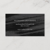 Carte De Visite Moderne simple et classique beauté rose (Dos)