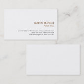 Carte de visite moderne simple et élégant (Devant / Derrière)