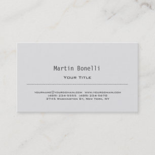 Carte de visite moderne simple et tendance profess