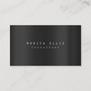 Carte De Visite Moderne simple gris clair professionnel