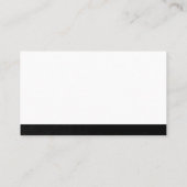 Carte De Visite Moderne simple Gris Gris Gris Gris Blanc Professio (Dos)