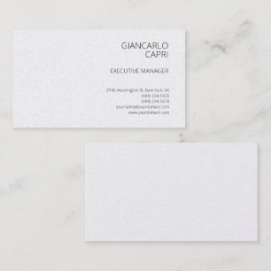 Carte De Visite Moderne Simple Minimaliste