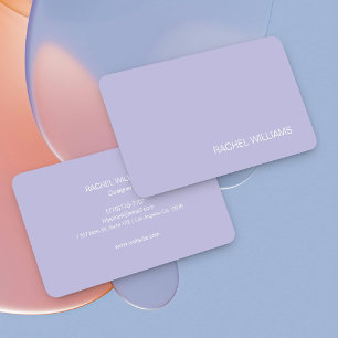 Carte de visite moderne simple minimaliste jolie e