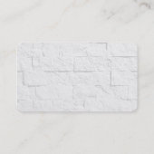 Carte De Visite Moderne, simple Mur Gris Attrayant, élégant (Dos)
