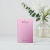 Carte De Visite Moderne Simple Professionnel Élégant Modèle tendan (Debout devant)