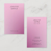 Carte De Visite Moderne Simple Professionnel Élégant Modèle tendan (Devant / Derrière)