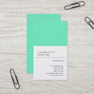 Carte De Visite Moderne Simple Tendance Minimaliste Perle Premium