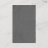 Carte De Visite Moderne Simple Texture Grey Blue Consultant (Dos)