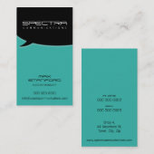 CARTE DE VISITE MODERNE :: talk bulle 11P (Devant / Derrière)