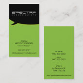 CARTE DE VISITE MODERNE :: talk bulle 9P (Devant / Derrière)