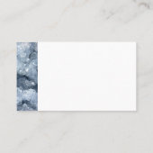 Carte De Visite Moderne tendance Blue Celestite Crystal Agate Geod (Dos)