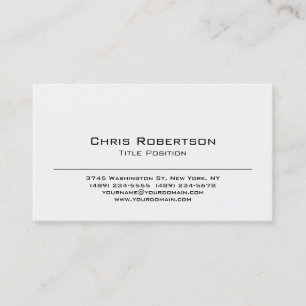Carte de visite moderne tendance charmant