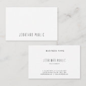 Carte De Visite Moderne tendance Créatif Simple Design Professionn (Devant / Derrière)