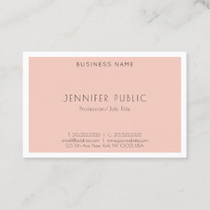 Carte De Visite Moderne tendance Créative Simple Design Modèle