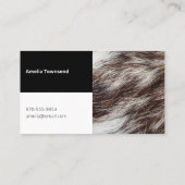 Carte De Visite Moderne tendance Élégant Entraîneur de Chien Cool (Dos)