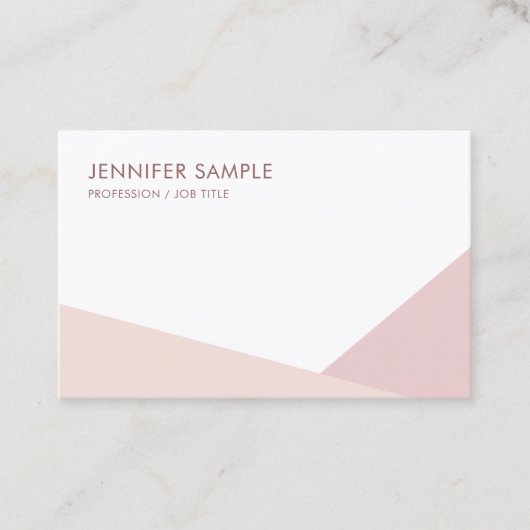 Carte De Visite Moderne tendance Élégant Simple Modèle professionn (Devant)