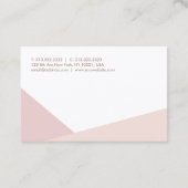 Carte De Visite Moderne tendance Élégant Simple Modèle professionn (Dos)