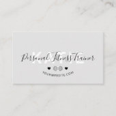 Carte De Visite Moderne tendance en ligne Personal Trainer Fitness (Devant)