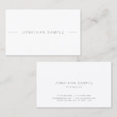 Carte De Visite Moderne tendance Professionnel élégant Modèle prop (Devant / Derrière)